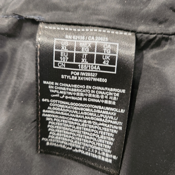 Guess Blue button up Vest zipper pockets XL - Picture 6 of 14